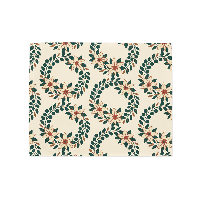 Evergreen Holiday Floral Placemat Set of 4