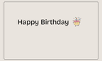Happy Birthday : Custom Name Candle