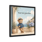 Bear's Coastal Holiday - Personalized Baby Name Wall Art