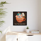 Copy of Elephant Loves Masala Chai – Personalized Baby Name Wall Art