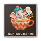 Copy of Elephant Loves Masala Chai – Personalized Baby Name Wall Art
