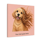 Glam Puppy - Personalized Baby Name Wall Art