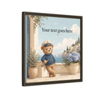 Bear's Coastal Holiday - Personalized Baby Name Wall Art