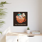 Copy of Elephant Loves Masala Chai – Personalized Baby Name Wall Art