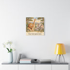 Safari Friends – Personalized Baby Name Wall Art
