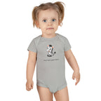 Little Zebra Baby Bodysuit — Personalized Name