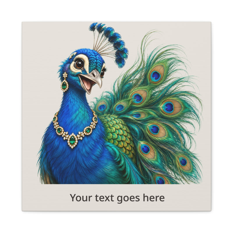 Peacock Jewel – Personalized Baby Name Wall Art