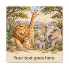 Safari Friends – Personalized Baby Name Wall Art