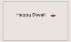 Happy Diwali: Custom Name Candle