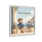 Bear's Coastal Holiday - Personalized Baby Name Wall Art