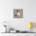 Cat with Sunglasses – Personalized Baby Name Wall Art