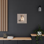Cat with Sunglasses – Personalized Baby Name Wall Art