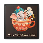 Copy of Elephant Loves Masala Chai – Personalized Baby Name Wall Art
