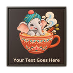 Copy of Elephant Loves Masala Chai – Personalized Baby Name Wall Art