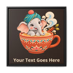 Copy of Elephant Loves Masala Chai – Personalized Baby Name Wall Art