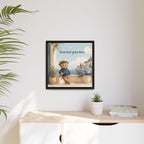 Bear's Coastal Holiday - Personalized Baby Name Wall Art