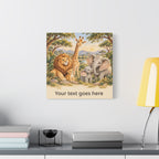 Safari Friends – Personalized Baby Name Wall Art
