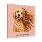 Glam Puppy - Personalized Baby Name Wall Art