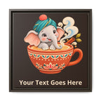 Copy of Elephant Loves Masala Chai – Personalized Baby Name Wall Art