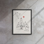Birla Mandir - Framed Canvas Wall Art
