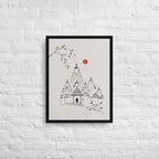 Birla Mandir - Framed Canvas Wall Art