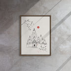 Birla Mandir - Framed Canvas Wall Art