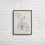 Birla Mandir - Framed Canvas Wall Art