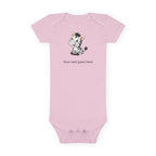 Little Zebra Baby Bodysuit — Personalized Name