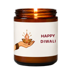 Diwali Greetings: Custom Name Candle