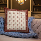 Jaipur Motif Accent Throw Pillow : Terracotta