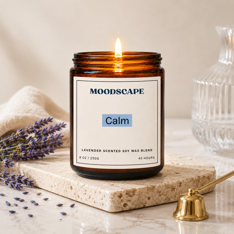 Lavender Soy Wax Candle | Calm Serenity Vibes