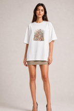 Artistic Illustration Graphic - Oversized Unisex T-shirt