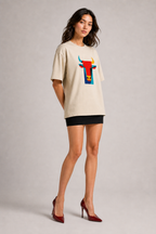 The Taurus Geometric - Oversized Unisex T-shirt