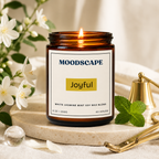 White Jasmine Mint Soy Wax Candle | Fresh Floral