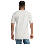 Abstract Wave - Charcoal Gray & Burgundy Men's T-shirt