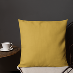 Tropical Toucan Accent Pillow - Mustard Yellow