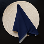 Solid Blue Cloth Napkin Set of 4