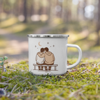 Personalized Mr & Mr Enamel Mug | LGBTQAI+ Romantic Anniversary Gift for him or them