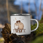 Personalized Mr & Mr Enamel Mug | LGBTQAI+ Romantic Anniversary Gift for him or them