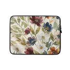Neutral Floral Slim Laptop Sleeve — 13″ & 15″
