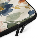 Neutral Floral Slim Laptop Sleeve — 13″ & 15″