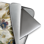 Neutral Floral Slim Laptop Sleeve — 13″ & 15″