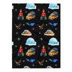Around the World Adventure Travel Baby Blanket