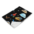 Around the World Adventure Travel Baby Blanket
